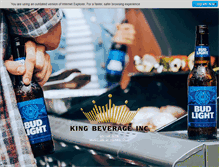 Tablet Screenshot of kingbeverage.com